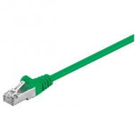 Patch-kabel gesch. cat5e grün   0,5m 2xrj45,sftp (68042)
