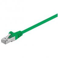 Patch-kabel gesch. cat5e grün   3,0m 2xrj45,sftp (68045)