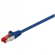 Patch-kabel cat6  0,5m blau    s / ftp 2xrj45, lsoh, cu (68266)