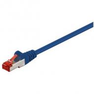 Patch-kabel cat6  1,0m blau    s / ftp 2xrj45, lsoh, cu (68267)