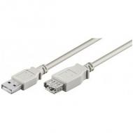 Usb 2.0 verlängerungskabel typ a  3m stecker / buchse (68716)