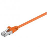 Patch-kabel cat5e  0,5m oran. sf / utp 2xrj45, pvc, cca, orange (93444)