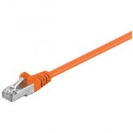 Patch-kabel cat5e  1,0m oran. sf / utp 2xrj45, pvc, cca, orange (93445)