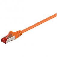 Patch-kabel cat6  1,0m orange  s / ftp 2xrj45, lsoh, cu (93468)
