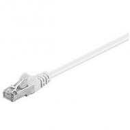 Patch-kabel cat5e  0,5m weiß  sf / utp 2xrj45, pvc, cca (93478)