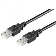 Kabel usb 2.0 a->a s / s  1,8m schwarz (93593)