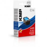 Kmp patrone canon cl511 color 250 s. c78 refilled (1512,4030)