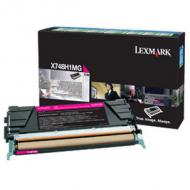 LEXMARK X748 10K Toner magenta hohe Kapazität 10.000 Seiten 1er-Pack With returnprogram (X748H1MG)