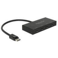 DELOCK Displayport 1.2 Splitter 1 x Displayport in 4 x Displayport out 4K (87694)