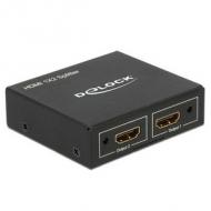 DELOCK HDMI Splitter 1 x HDMI in 2 x HDMI out 4K (87701)