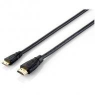 EQUIP High Speed HDMI auf miniHDMI Adapterkabel 1m S / S schwarz (119306)