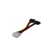 Kabel xide->2xsata s / b   0,2m digitu y-stromkabel, 0,2m (ak-430400-002-s)