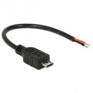 Delock usb kabel micro-b -> 2 offene kabelenden 0.10m (82697)