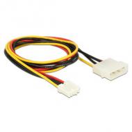 Stromkabel delock molex 4pin - floppy 4pin st / bu 0.60m (83822)