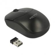 DELOCK Optische 3-Tasten Mini Maus 2,4 GHz wireless (12494)