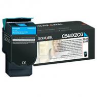 Lexmark toner cyan         c544 / x544 ca. 4.000 s. (c544x2cg)