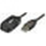 MANHATTAN Hi-Speed USB 2.0 Repeater Kabel In Reihe schaltbar A-Stecker  /  A-Buchse 20m Schwarz (150958)