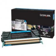 LEXMARK C746, C748 Toner cyan 7.000 Seiten corporate (C746A3CG)