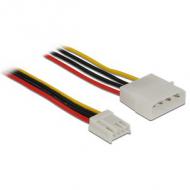 Stromkabel delock molex 4pin - floppy 4pin st / bu 0.40m (83821)