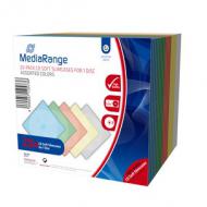 Mediarange cd leerbox 20pcs soft-slimcase color (5x4) retail (box37)