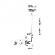 Neomounts deh 10"-30" 1tft silber   max.20kg (fpma-c050silver)