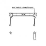 Neomounts by newstar wah 23"-52"  1tft 1gelenk  schw. max.50 (plasma-w840)