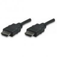 Manhattan hdmi-kabel high speed a -> a st / st  3.00m geschirm (306126)