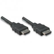 Manhattan hdmi-kabel ethernet a -> a st / st  5.00m arc 28 awg (323239)