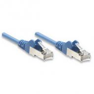 Intellinet patchkabel rj45 sf / utp cat5e  5m hebelschutz blau (330657)