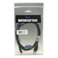Manhattan usb kabel a -> mini b st/st  1.80m schwarz (333375)