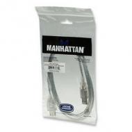 Manhattan usb kabel a -> a st / bu  1.80m silber verl. (336314)