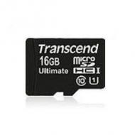 TRANSCEND Ultimate 16GB microSDHC UHS-I Class10 90MB/s MLC inkl. Adapter (TS16GUSDHC10U1)
