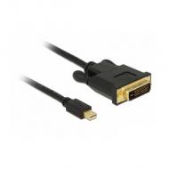 Delock mini-displayport auf dvi kabel 3m schwarz (83990)