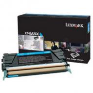 LEXMARK X746, X748 Toner cyan Standardkapazität 7.000 Seiten 1er-Pack (X746A3CG)