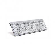 Logickeyboard xl-print alu black on white fr (pc / slim) (lkb-lprntbw-ajpu-fr)