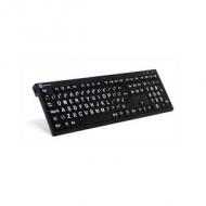 Logickeyboard xl-print white on black fr (pc /  nero) (lkb-lpwb-bjpu-fr)