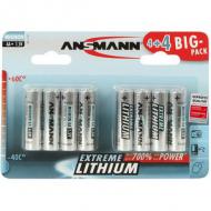 Batterie mignon aa  /  fr6 8er lith. spannung von 1,5 v 8er blister (1512-0012)