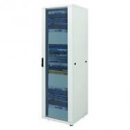 INTELLINET 48,3cm 19Zoll Netzwerkschrank 22 HE HxBxT 1144 x 600 x 600 mm Schutzklasse IP20 unmontiert grau (712934)