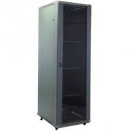 INTELLINET 48,3cm 19Zoll Netzwerkschrank 22 HE HxBxT 1144x600x600mm Schutzklasse IP20 unmontiert schwarz (713078)