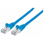 INTELLINET Netzwerkkabel Cat6 S/FTP CU LS0H 2,0m Blau RJ-45 Stecker / RJ-45 Stecker Vergoldete Kontakte (735384)