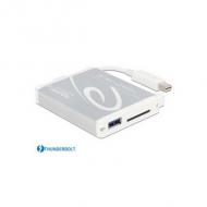 DELOCK Thunderbolt Adapter 1 x USB 3.0 Typ-A Buchse + SD UHS-II Card Reader (91723)