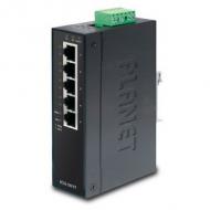 PLANET 5-Port Industrial Gigabit Ethernet Switch IP30 Slim type -40 bis 75 C Betriebstemperatur (I 501T)