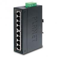 PLANET 8-Port Industrial Gigabit Ethernet Switch IP30 Slim type -40 bis 75 C Betriebstemperatur (I 801T)