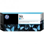 HP 745 Tintenpatrone Cyan 300 ml (F9K03A)