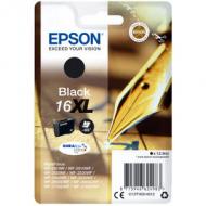 EPSON 16XL Tinte schwarz hohe Kapazität 12.9ml 500 Seiten 1-pack blister ohne Alarm (C13T16314012)