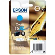 EPSON 16XL Tinte cyan hohe Kapazität 6.5ml 450 Seiten 1-pack blister ohne Alarm (C13T16324012)
