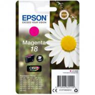 EPSON 18 Tinte magenta Standardkapazität 3.3ml 180 Seiten 1-pack blister ohne Alarm (C13T18034012)