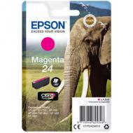EPSON 24 Tinte magenta Standardkapazität 4.6ml 360 Seiten 1-pack blister ohne Alarm (C13T24234012)