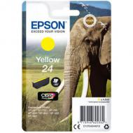 EPSON 24 Tinte gelb Standardkapazität 4.6ml 360 Seiten 1-pack blister ohne Alarm (C13T24244012)