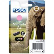 EPSON 24 Tinte hell magenta Standardkapazität 5.1ml 360 Seiten 1-pack blister ohne Alarm (C13T24264012)